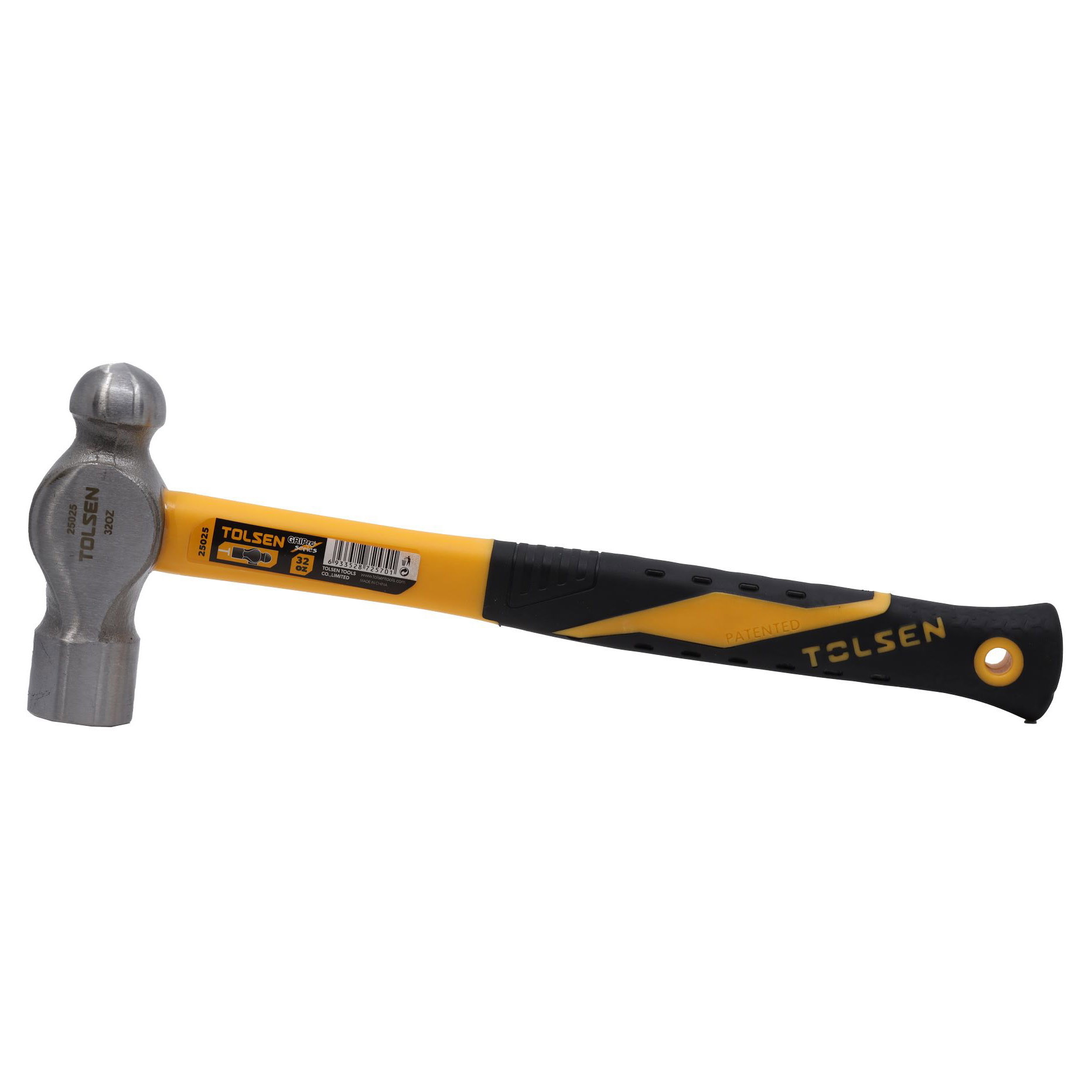 Buy TOLSEN BALLPEIN HAMMER 800GM - FIBER HANDLE Online | Hardware Tools | Qetaat.com